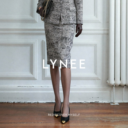 LYNEE【黑标 巴黎夜色】意大利进口GIOLICA 法式花纱香风直筒中裙
