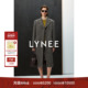 千金套 羊毛混纺中长款 西装 LYNEE 式 大衣2025秋冬复古毛呢外套