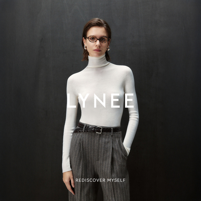 LYNEE【德国扬子纱无缝】长袖打底羊毛针织衫女秋冬新款修身上衣