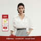 Toril 醋酸围裹式 LYNEE 简约截短衬衫 女设计感宽松衬衣