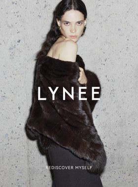 LYNEE【金标系列】巴黎暮色  黑金紫貂皮草大衣女高级感气质外套