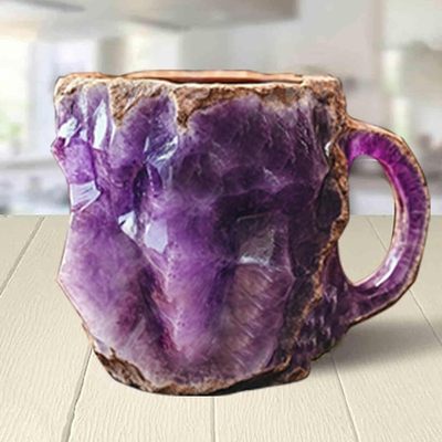 跨境亚马逊新款 Mineral Crystal Coffee Mugs 新奇咖啡杯马克杯