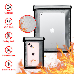 2025新款笔记本电脑包防火袋防盗黑客保护套信号阻挡器