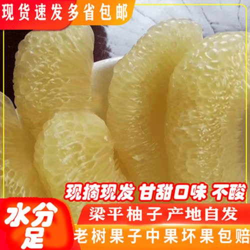 重庆梁平柚子新鲜当季水果梁平柚梁山柚平顶麻柚现摘现发带箱10斤
