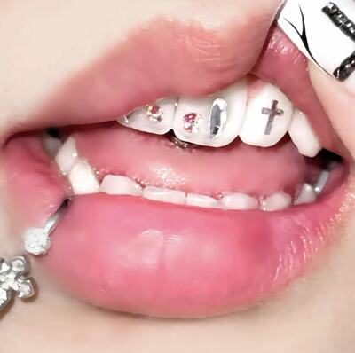 牙钻自己粘虎牙牙钻diy材料包