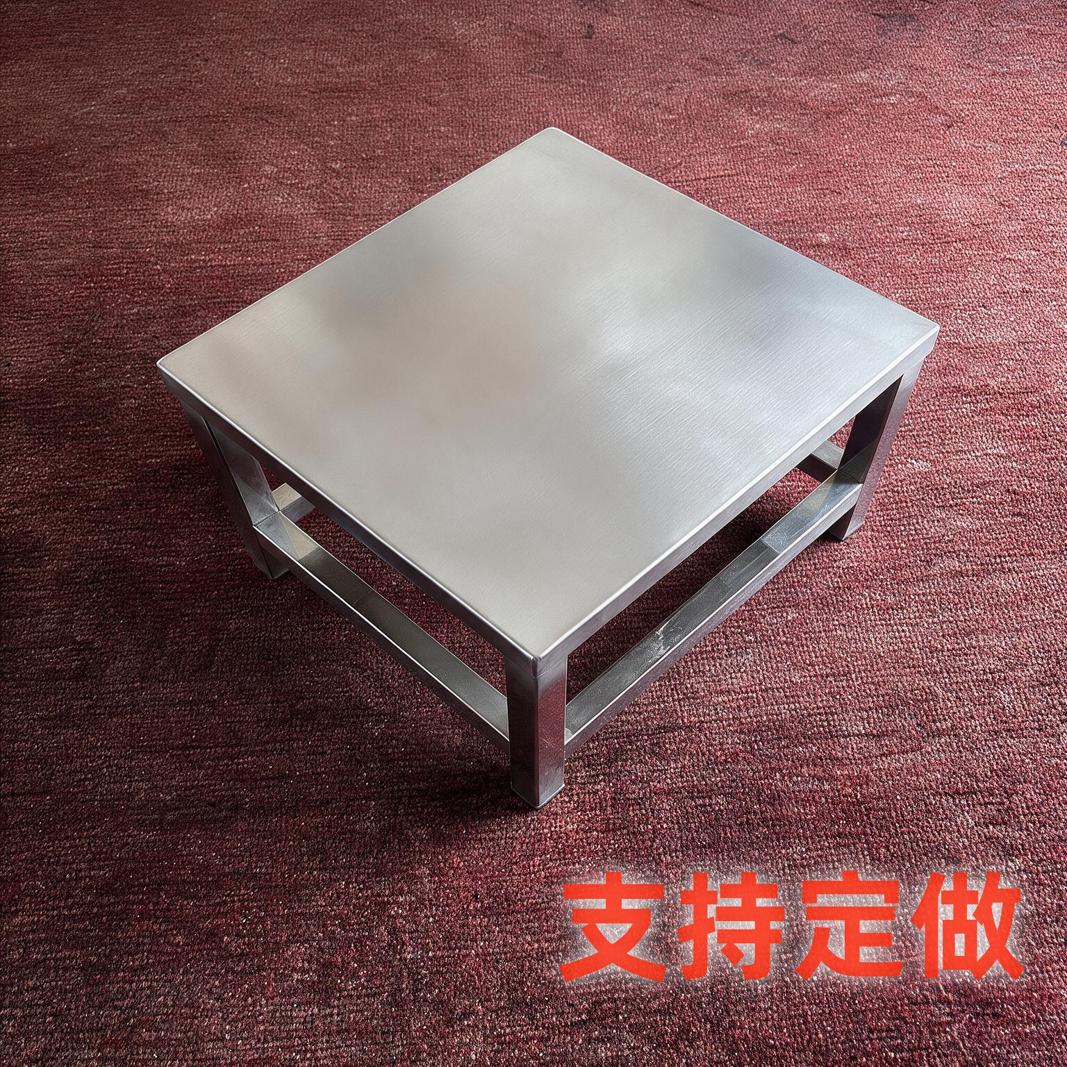 304不锈钢定做托架重型加厚底座承重包货台增高架子汤桶台子订做