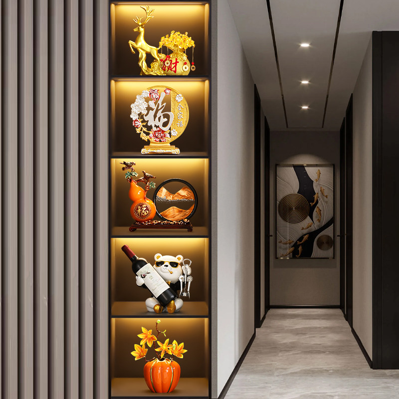 轻奢高档酒柜装饰品摆件2024新款客厅玄关餐边电视柜家居乔迁礼物,家居饰品,装饰摆件,淘宝优惠券,粉丝福利购,淘宝优惠卷