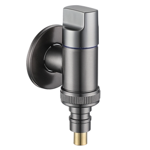 洗衣机水龙头自动止水阀专用卡扣式水嘴接头滚筒46分通用马桶角阀