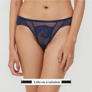 Lulu on a mission 【涟漪】中腰列维斯蕾丝三角裤性感超薄夏季