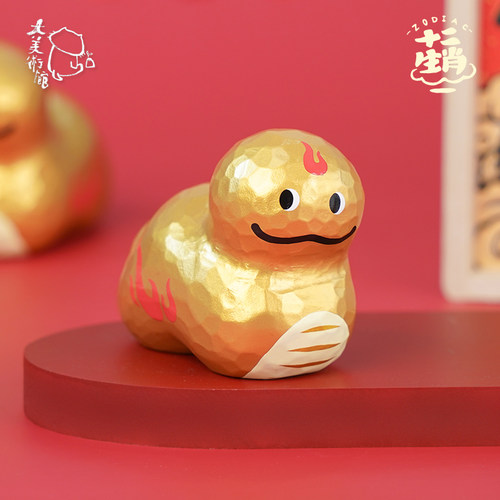 金蛇摆件手办节日生日蛇年礼物