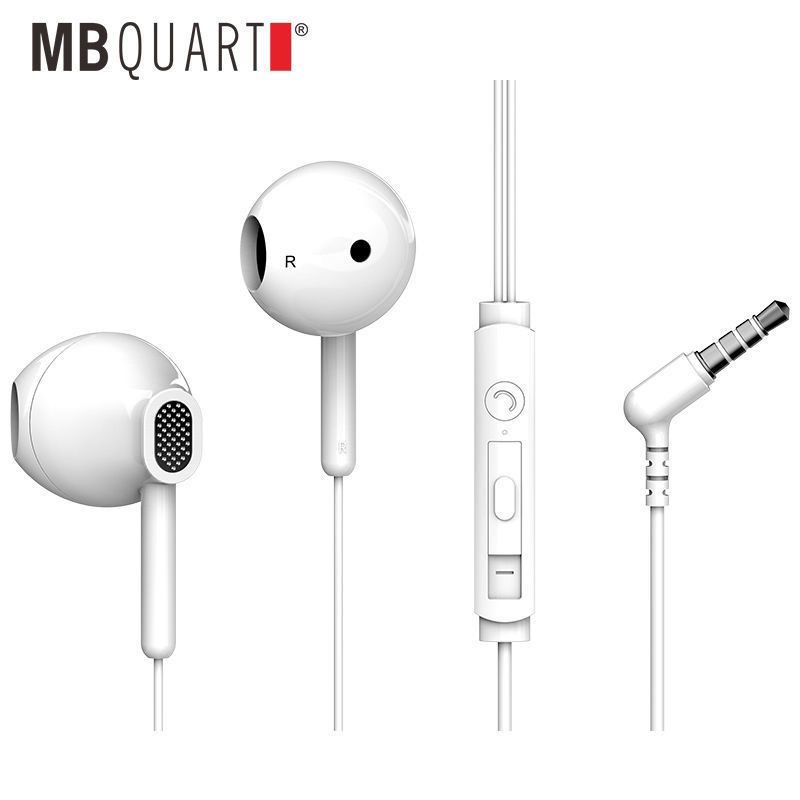 MBQUART MB135半入耳式耳机耳塞耳麦语音K歌电影游戏电竞运动通话