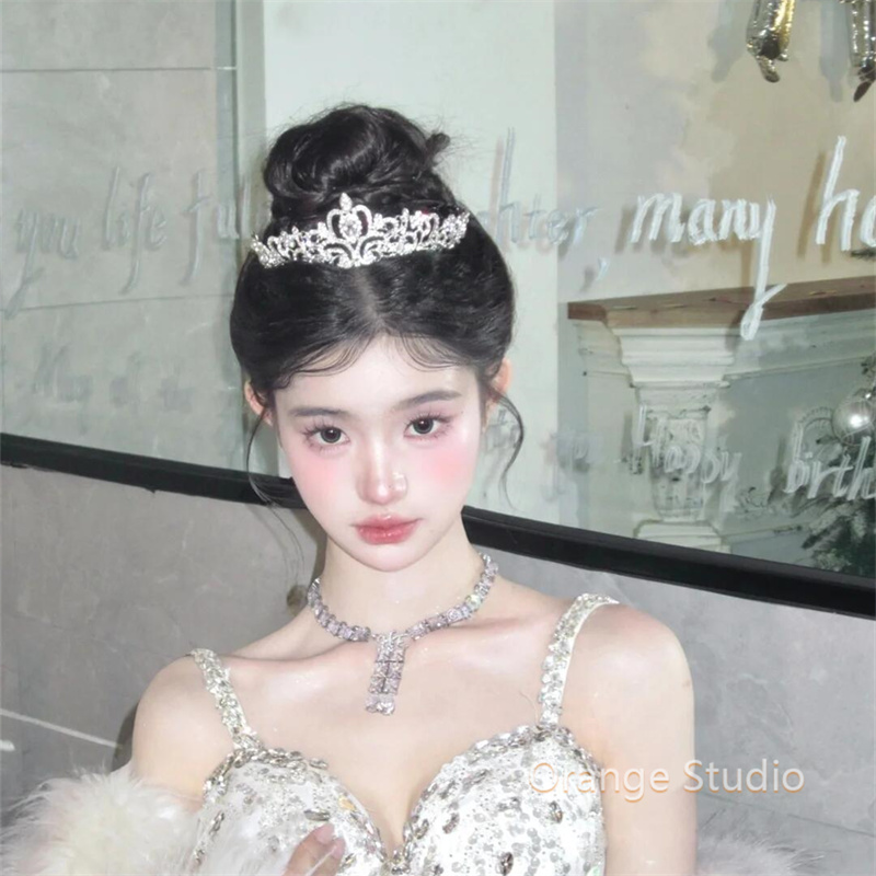 巴洛克风公主水钻皇冠