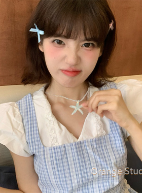 春夏多巴胺海星串珠项链