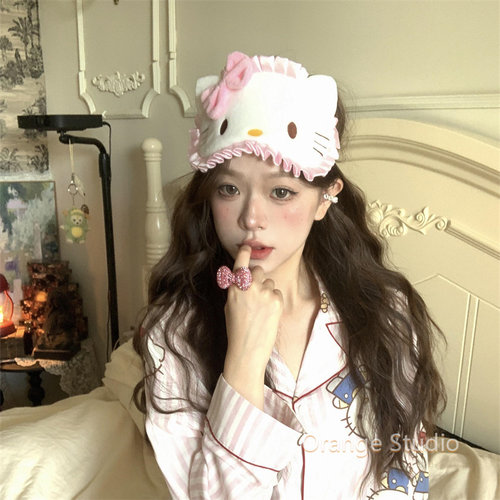 可爱少女心猫咪睡眠眼罩