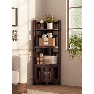 【香港澳门包邮】角柜转角置物架家用卧室角落书架靠墙收纳架茶叶