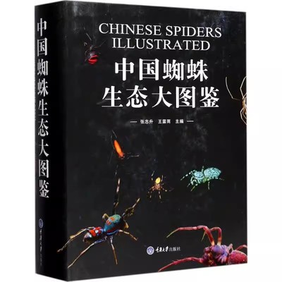 【书】中国蜘蛛生态大图鉴 张志升 王露雨 主编 著 生物科学 专业科技 重庆大学出版社 9787568908023书籍