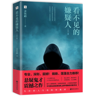 书 悬疑 嫌疑人 侦探 十年刑警生涯上千份真实笔录演绎深刻 看不见 警察与记者 相爱相杀 正版 姜钦峰 悬疑大作 推理小说