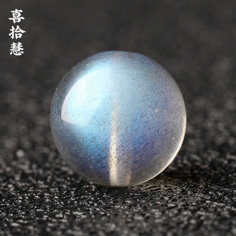 天然水晶月光石散珠蓝光拉长石灰月光手工diy配珠手串项链材料