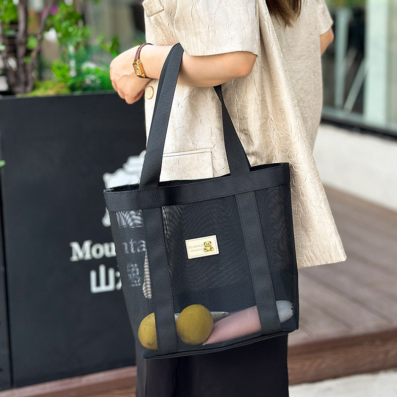 大容量网纱透明手提包外出手提袋洗漱包游泳包洗澡浴兜女式托特包,箱包皮具/热销女包/男包,通用款女包,淘宝优惠券,粉丝福利购,淘宝优惠卷