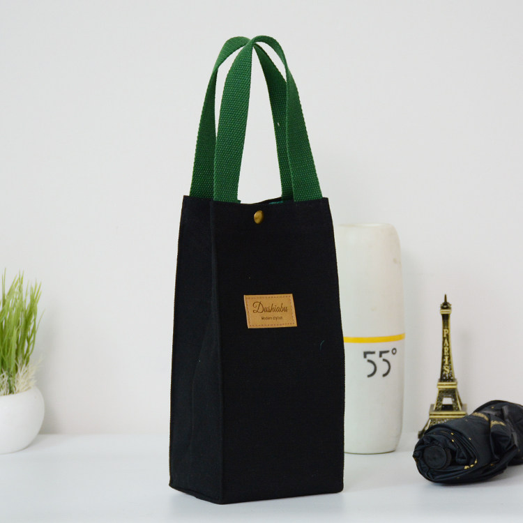 简约通用雨伞袋帆布水杯包保护套手提水杯包儿童保温杯套便携拎包