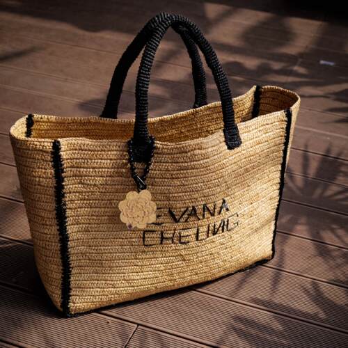 【正品】澳洲设计师品牌EvanaCheung【miami系列】手工编织草包