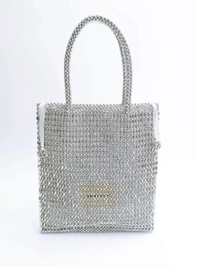 【正品】澳洲设计师EvanaCheung 【华灯初上】大号镂空串珠手拎包