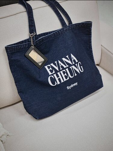 【正品】澳洲设计师品牌EvanaCheung【镜子牛仔系列】单肩包