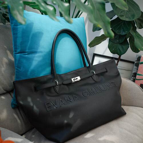 【正品现货】澳洲设计师品牌EvanaCheung【巴比龙】牛皮托特包