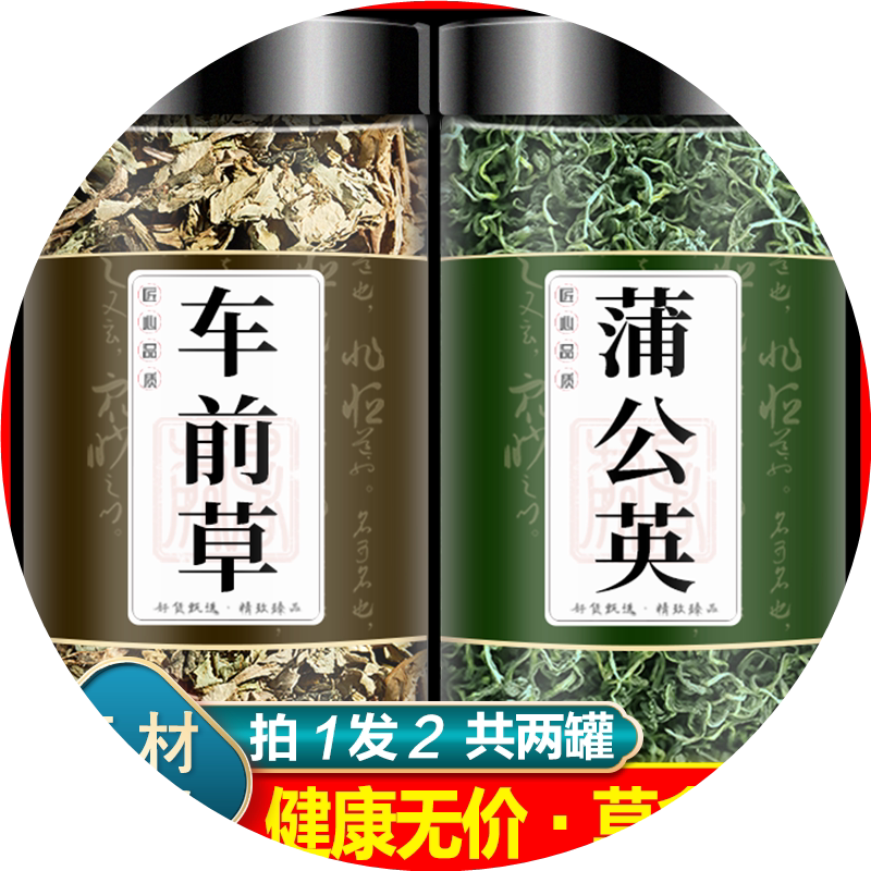 车前草蒲公英组合茶包中药材正品野生干货浦公英车钱草薏米泡茶水