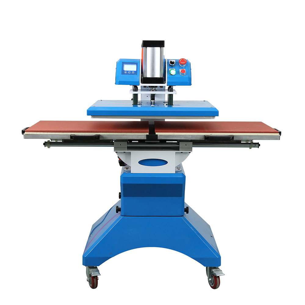 40*60自动双工位气动烫画烫钻机烫印机热转印机服装辅助印花设备