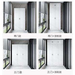 飘窗阳台柜家用防晒防水实木储物柜多功能收纳柜大容量衣柜可定制