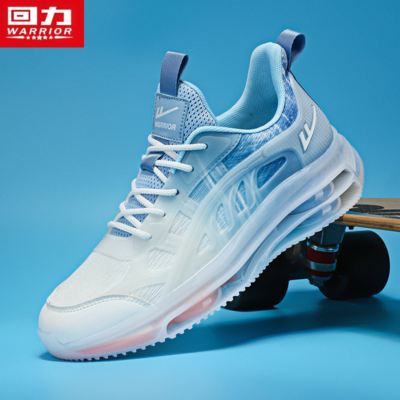 回力气垫男鞋2024新款夏季透气男士潮鞋百搭爆款渐变减震运动鞋男