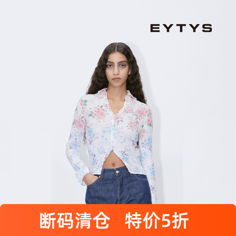 EYTYS衬衫Pixie潮流休闲花卉图案衬衫 25秋冬女士