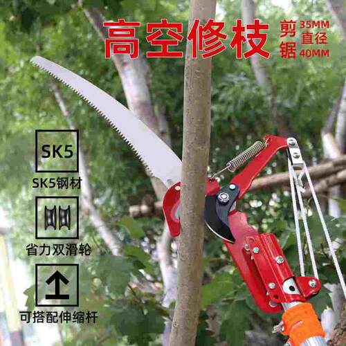 高空修枝剪SK5高枝摘果剪园林滑轮修枝剪果树枝剪整枝修枝锯