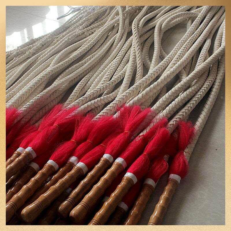 。牛皮鞭子健身响鞭麒麟鞭健身鞭武术牧羊鞭长鞭软鞭防身甩鞭