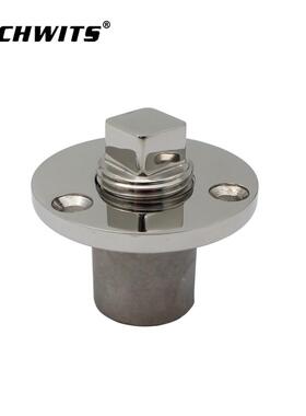 RICHWITS 不锈钢圆形丝堵 船尾丝堵 船舱栓塞堵头 阀排水阀