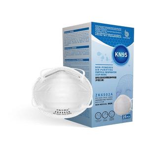 中科贝思达ZK6502杯型碗状工业防尘头戴式带呼吸阀劳保防护口罩