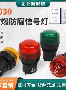 防爆防腐信号灯8030红色指示灯防水电源220V380V新黎明防爆配电箱