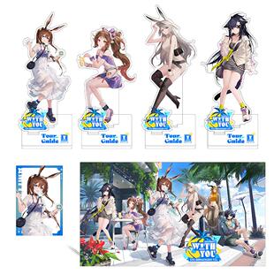 明日方舟 日服五周年纪念活动周边 亚克力 立牌 透卡 大摆台