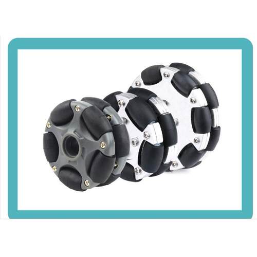 热卖 金属全向轮 福来轮 omni Robot ROS平台全向运动58mm 82mm