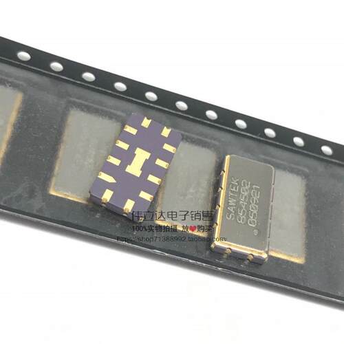 SAWTEK 854502 SAW声表 DECT 带通滤波器110.592MHZ 低损耗12.8dB