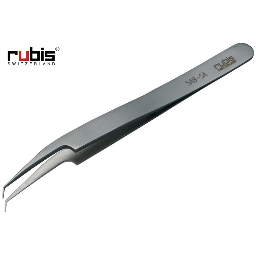 瑞士Rubis镊子5AB-SA rubis tweezers 红宝石镊子 抗磁镊子
