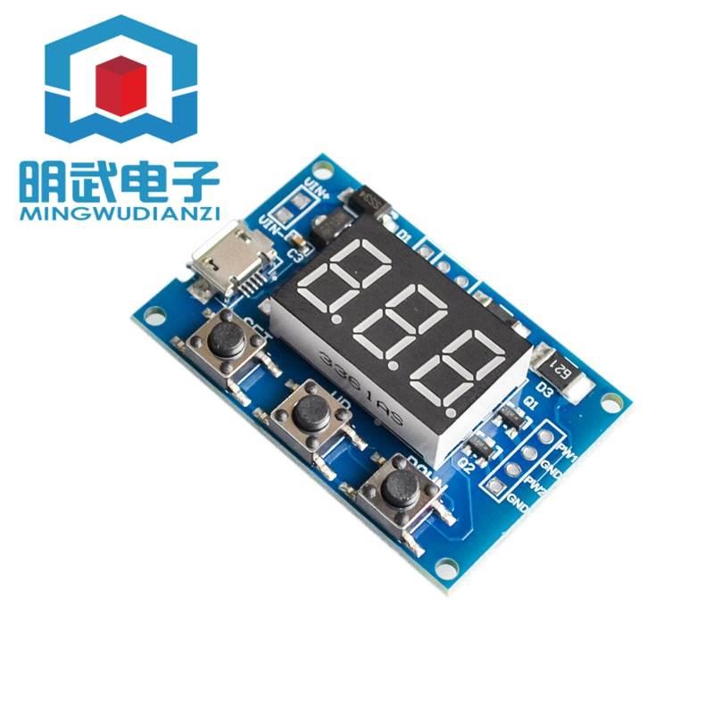 2路PWM脉冲频率占空比可调模块方波矩形波信号发生器步进电机驱动