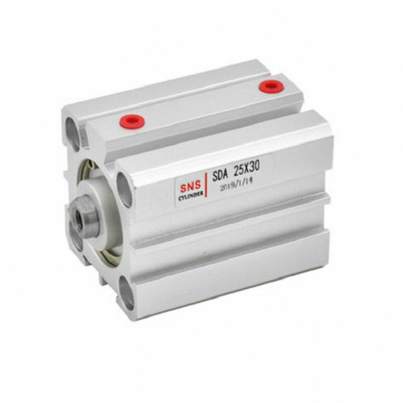 SNS神驰气动铝合金薄型气缸SDA32X5 10 15 20 25 30 35 40 45 50