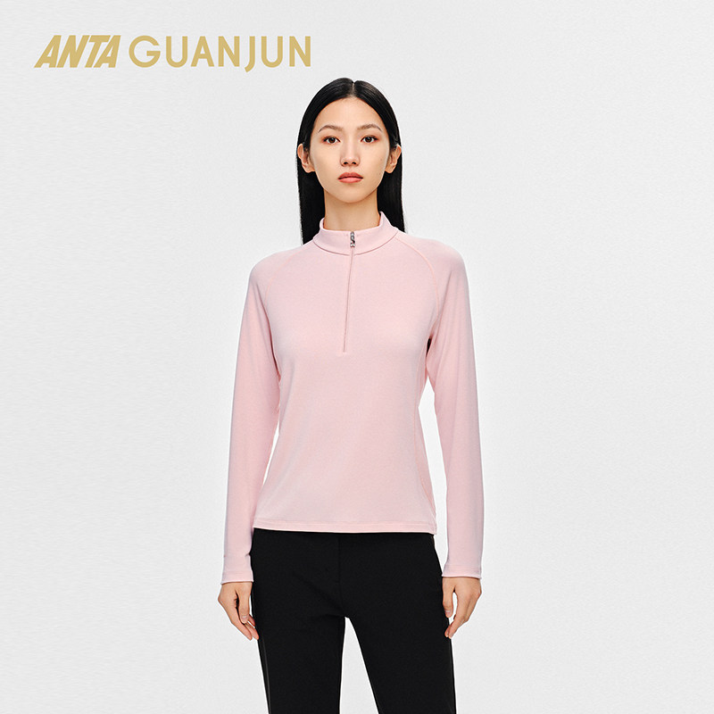 安踏冠军全天候系列 Soft-wool长T恤女士冬季长袖针织衫162540403,运动服/休闲服装,运动T恤,淘宝优惠券,粉丝福利购,淘宝优惠卷