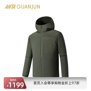 安踏冠军户外徒步系列Primaloft黑标棉服男士 保暖外套冬152540802