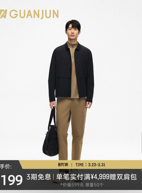 安踏冠军全天候系列 商务行政夹克FL男士防泼水软壳外套152610617