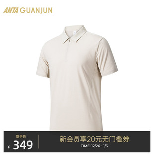 男士 非凡POLO衫 短T恤152520131 XT2半拉链短袖 安踏冠军全天候系列