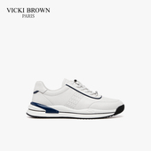 法国VB未毕时尚 BROWN潮流百搭户外休闲运动真皮男鞋 休闲鞋 VICKI
