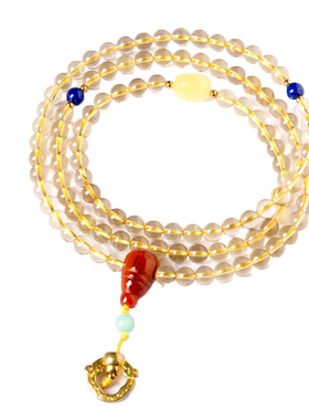 手链黄水晶唐景轩天然